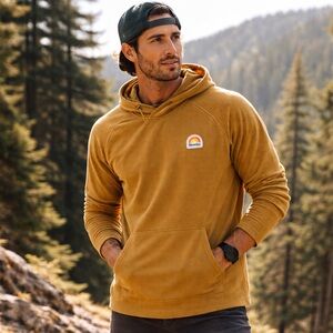 Howler Brothers Palo Duro Fleece Hoodie – Men’s Medium 🍂
